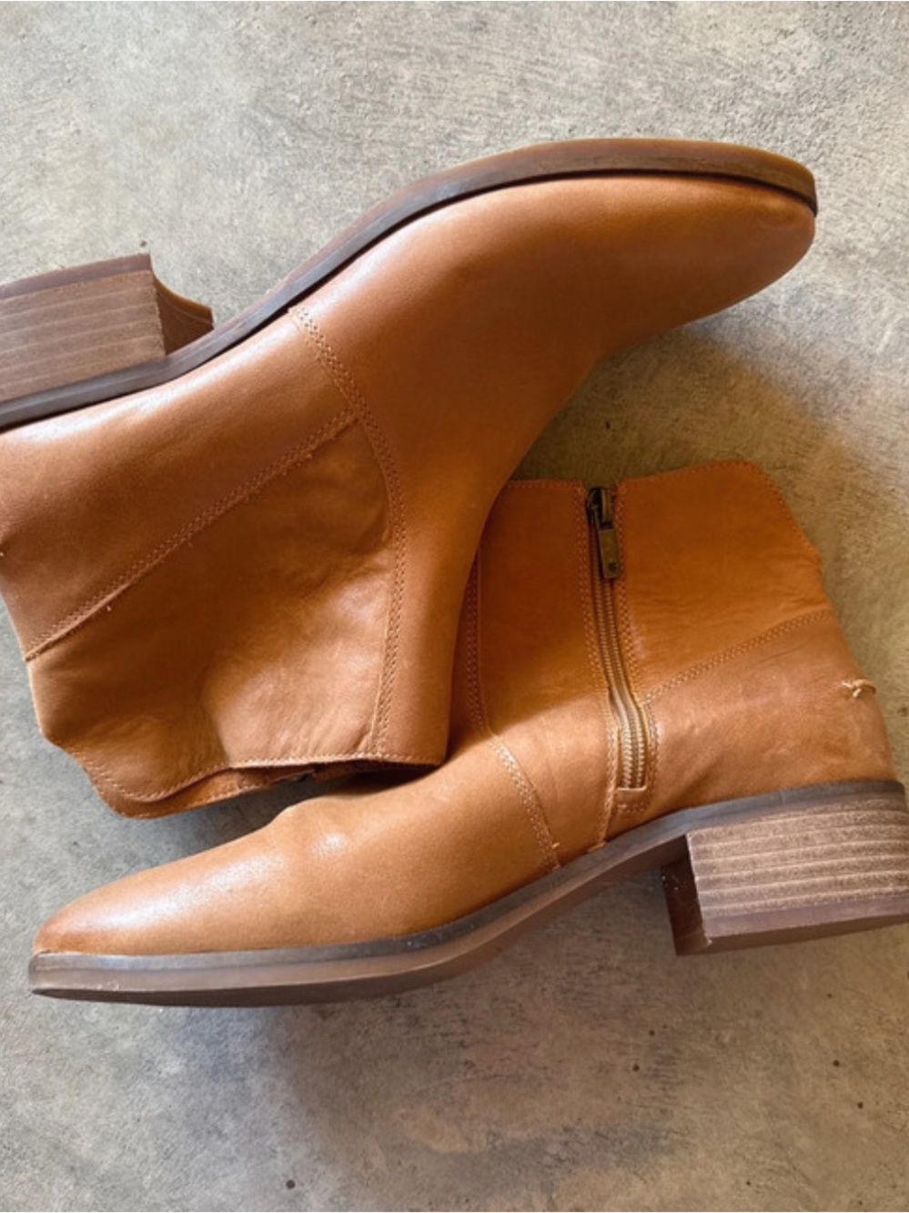 Lucky Brand Leather Ankle Boots
